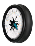 San Jose Sharks Logo LED Thermometer | LED Outdoor Thermometer