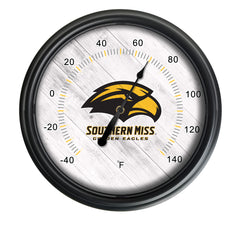 University of Southern Mississippi Officially Licensed Logo Indoor - Outdoor LED Thermometer