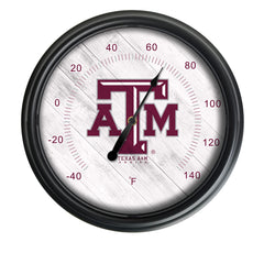 Texas A&M Officially Licensed Logo Indoor - Outdoor LED Thermometer