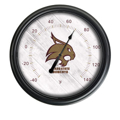 Texas State University University Officially Licensed Logo Indoor - Outdoor LED Thermometer
