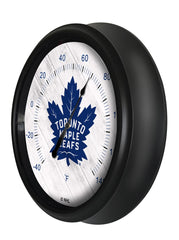 National Hockey Leagues Toronto Maple Leafs Indoor/Outdoor Thermometer with LED Lights Side View