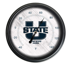 Utah State University Officially Licensed Logo Indoor - Outdoor LED Thermometer