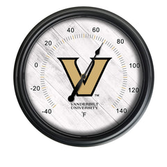 Vanderbilt University Officially Licensed Logo Indoor - Outdoor LED Thermometer