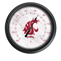 Washington State University Officially Licensed Logo Indoor - Outdoor LED Thermometer