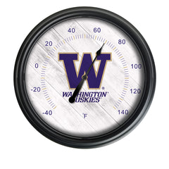 University of Washington Officially Licensed Logo Indoor - Outdoor LED Thermometer