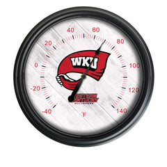 Western Kentucky University Officially Licensed Logo Indoor - Outdoor LED Thermometer