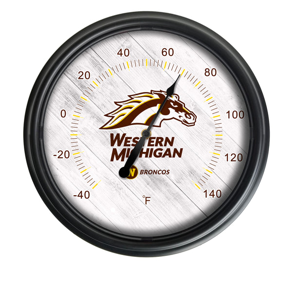 Western Michigan University LED Thermometer | LED Outdoor Thermometer