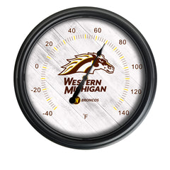Western Michigan University Officially Licensed Logo Indoor - Outdoor LED Thermometer