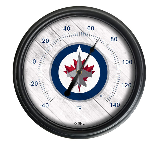 Winnipeg Jets Logo LED Thermometer | LED Outdoor Thermometer