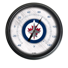 National Hockey Leagues Winnipeg Jets Indoor/Outdoor Thermometer with LED Lights
