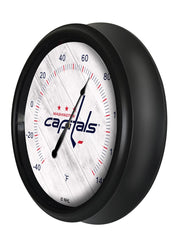 National Hockey Leagues Washington Capitals Indoor/Outdoor Thermometer with LED Lights Side View