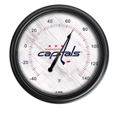 National Hockey Leagues Washington Capitals Indoor/Outdoor Thermometer with LED Lights