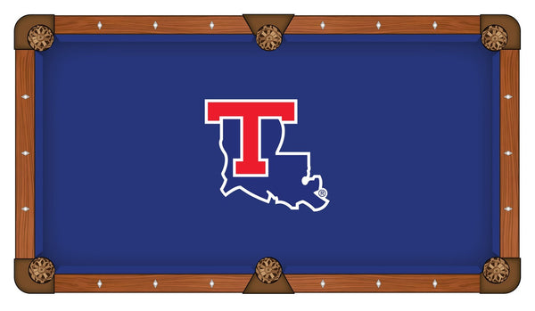 Louisiana Tech Logo Billiard Cloth