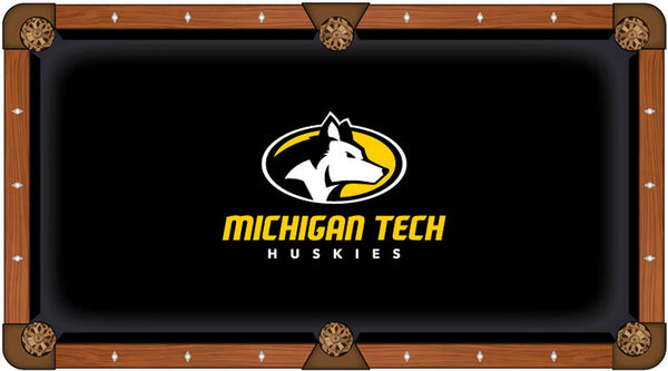Michigan Tech Logo Billiard Cloth