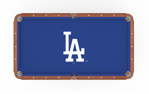 Los Angeles Dodgers Major League Baseball Logo Billiard Cloth