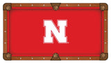 Nebraska Logo Billiard Cloth