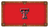 Texas Tech Logo Billiard Cloth