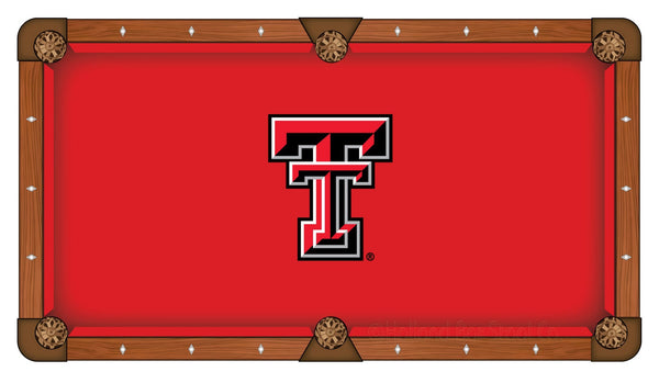 Texas Tech Logo Billiard Cloth