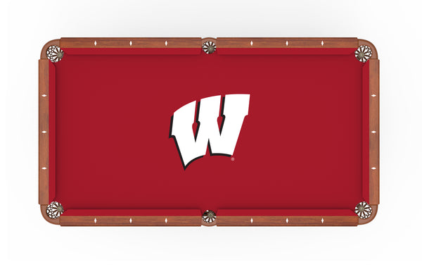 Wisconsin W Logo Billiard Cloth
