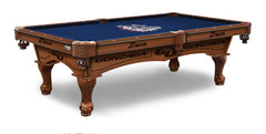 Gonzaga University Officially Licensed Billiard Table in Chardonnay Finish with Logo Cloth & Claw Legs