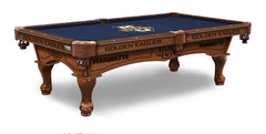 Marquette University Officially Licensed Billiard Table in Chardonnay Finish with Logo Cloth & Claw Legs