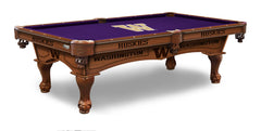 Washington Huskies Officially Licensed Billiard Table in Chardonnay Finish with Logo Cloth & Claw Legs
