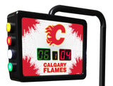 Calgary Flames Electronic Shuffleboard Table Scoreboard