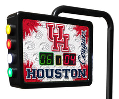 University of Houston Cougars Logo Electronic Shuffleboard Table Scoring Unit Close Up