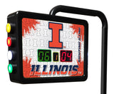 Illinois Fighting Illini Laser Engraved Shuffleboard Table | Game Room Tables