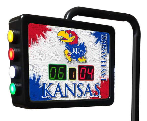 Kansas Jayhawks Electronic Shuffleboard Table Scoreboard