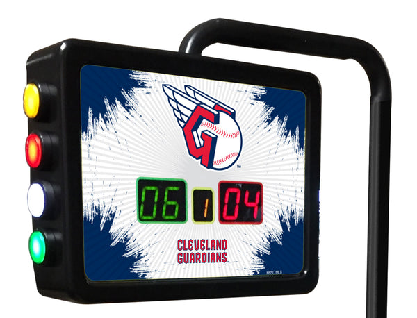 Cleveland Guardians MLB Electronic Shuffleboard Table Scoring Unit