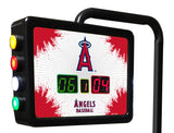 Los Angeles Angels Major League Baseball Laser Engraved Shuffleboard Table