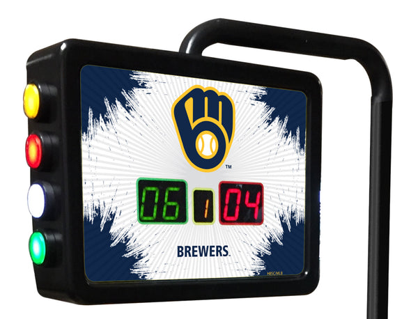 Milwaukee Brewers MLB Electronic Shuffleboard Table Scoring Unit