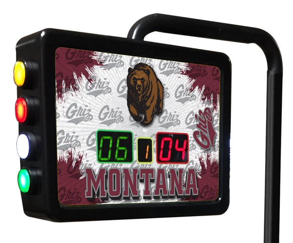 Montana Grizzlies Electronic Shuffleboard Table Scoreboard