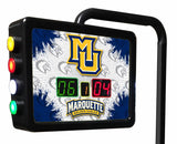 Marquette Golden Eagles Laser Engraved Shuffleboard Table | Game Room Tables