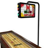 Maryland Terps Laser Engraved Shuffleboard Table | Game Room Tables