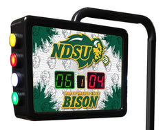 North Dakota State University Bison Logo Electronic Shuffleboard Table Scoring Unit Close Up