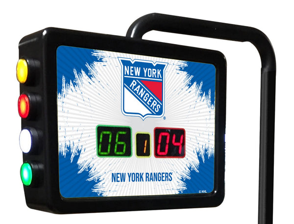 New York Rangers Electronic Shuffleboard Table Scoreboard
