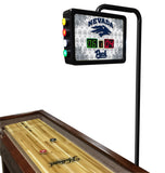 Nevada Wolf Pack Laser Engraved Shuffleboard Table | Game Room Tables