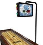 North Carolina Tar Heels Electronic Shuffleboard Table Scoreboard