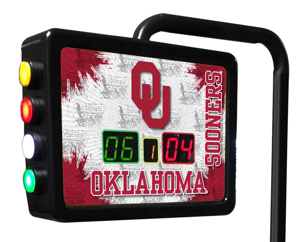 Oklahoma Sooners Electronic Shuffleboard Table Scoreboard