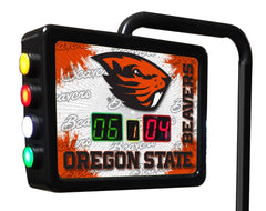 Oregon State University Beavers Logo Electronic Shuffleboard Table Scoring Unit Close Up