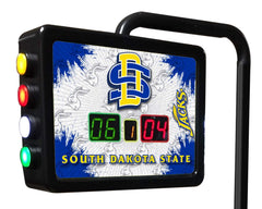 South Dakota State University Jackrabbits Logo Electronic Shuffleboard Table Scoring Unit Close Up