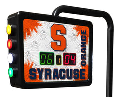 Syracuse University Orange Logo Electronic Shuffleboard Table Scoring Unit Close Up