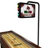 Texas State Bobcats Shuffleboard Table | Laser Engraved Logo Shuffleboard Table