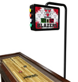 Valdosta State Blazers Shuffleboard Table | Laser Engraved Logo Shuffleboard Table