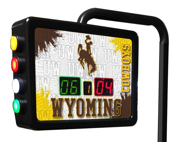 Wyoming Cowboys Electronic Shuffleboard Table Scoreboard