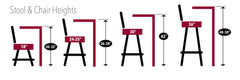 Valdosta State University Blazers Stationary Bar Stool | Valdosta State Blazers Stationary Bar Stool