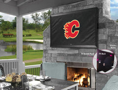 Calgary Flames NHL Team Logo TV Cover