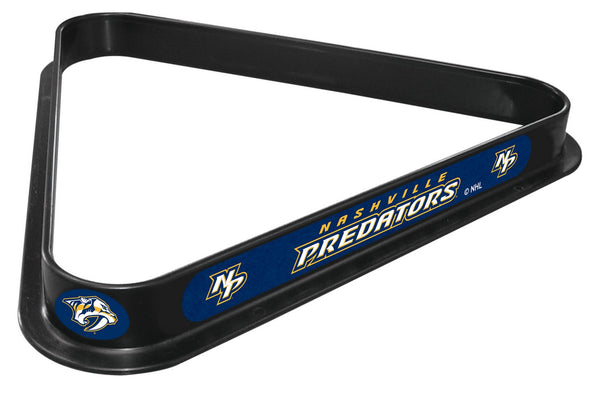 Nashville Predators Billiard Triangle Rack | NHL Nashville Predators Hockey Team Logo Pool Table Triangle